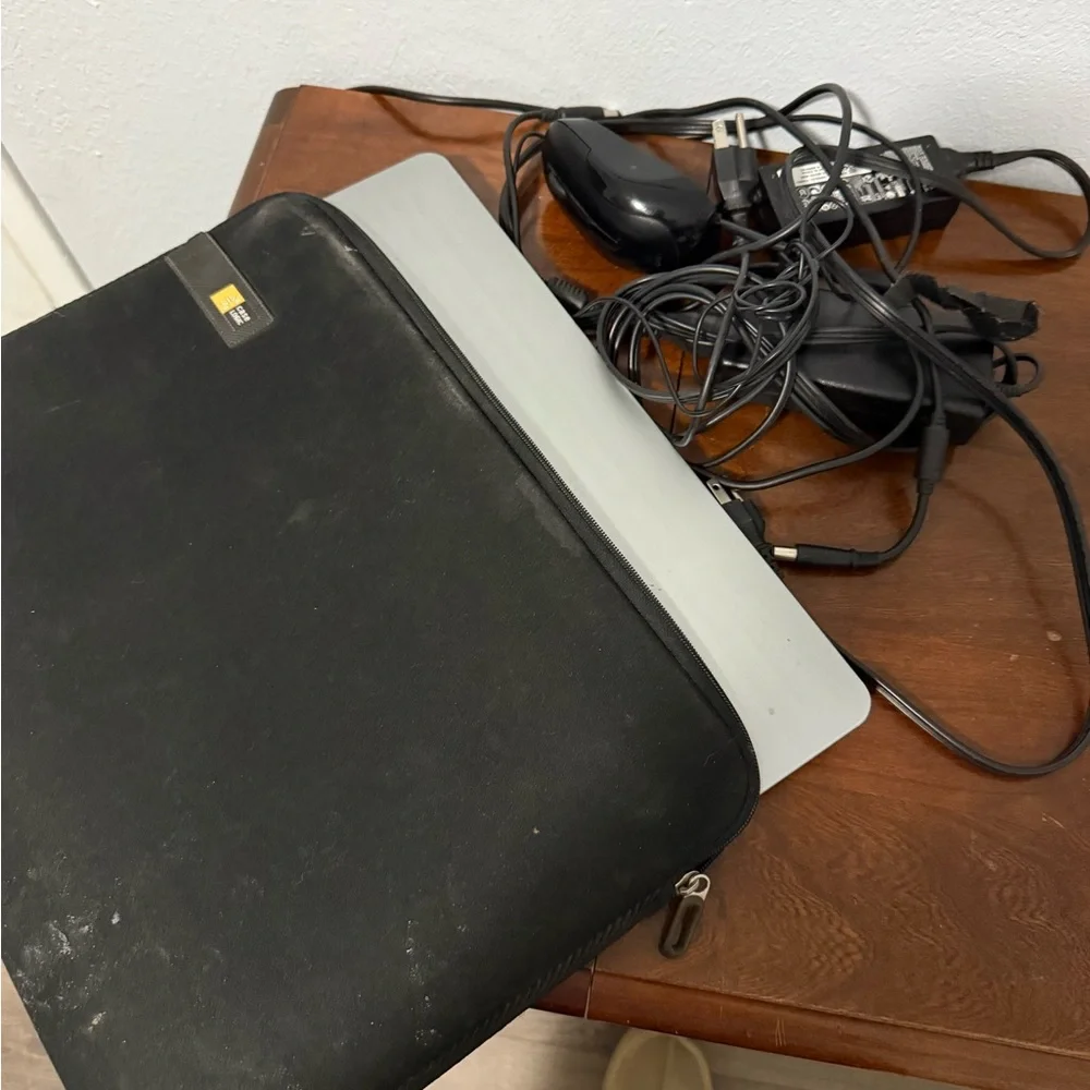 Dell Laptop with Black and Silver Accents